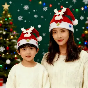 Christmas Cartoon Party Hat Fun Carnival Hat for Kids Festive Holiday Costume Accessory Parent-Child Celebrations Magical Lightweight Family-Friendly Sizing Playful Designs Comfortable Wear Instant Festive Spirit - Colorful