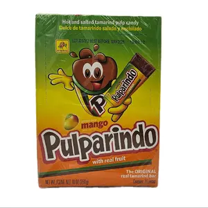 PULPARINDO - Hot And Salty Tamarind Pulp Candy / 20 Pieces Pack /