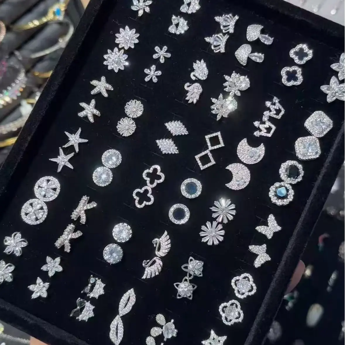 【Live Stream】Fashion and Versatile Jewelry Pendent Earrings choose on Live Stream*1 pairs
