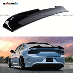 For 2011-2023 Dodge Charger All Model Rear Window Rooftop Spoiler V Style Duckbill Spoiler Wing Lip Carbon Fiber Black / Gloss Black / Matte Black fathersdaygift