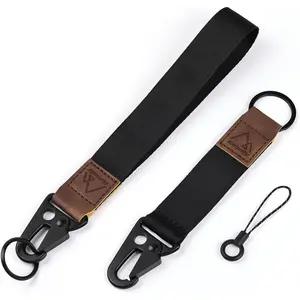Hand Wrist Lanyard Key Chain Holder Wristlet Strap for Key for Women & Men Lanyard for Car Key 2 Piece