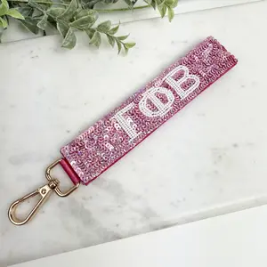 Gamma Phi Beta Sequin Wristlet Keychain – ΓΦΒ Sorority Keychain