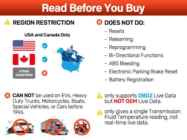 BLCKTEC 430 Bluetooth OBD2 Scanner, No Subscription Fee, OBDII Car Code Reader Diagnostic Tool, Diagnose Check Engine, ABS, SRS, TPMS & More, Live Data, Full System Scan, Supports USA/Canada Vehicles 1996+