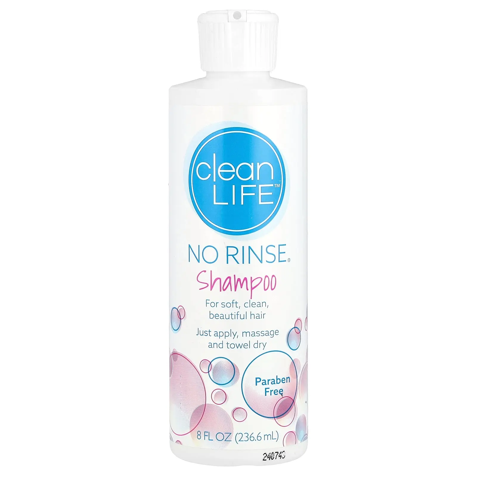 CleanLife No Rinse® Shampoo, 8 fl oz (236.6 ml)