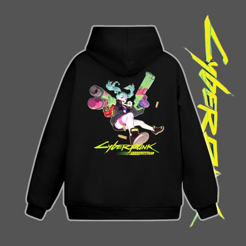 Cyberpunk 2077 Rebecca Best-loved Hoodie, Cyberpunk Shirt, Anime Clothings
