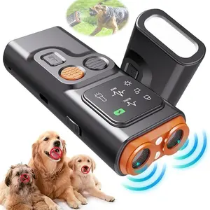 Dog Bark Control Device with HD Display and LED Flashlight, Easy to Use Point-And-Shoot Design for Effective Training