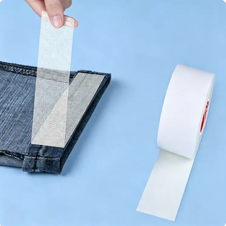 1pc Self-Adhesive Trouser Repair & Clothing Fix Kit - No Sew-No Iron Pants Hem Narrower, Adjustable Over-Length Pants Clip, Waistband Fixator, Patch for Home Repair Supplies