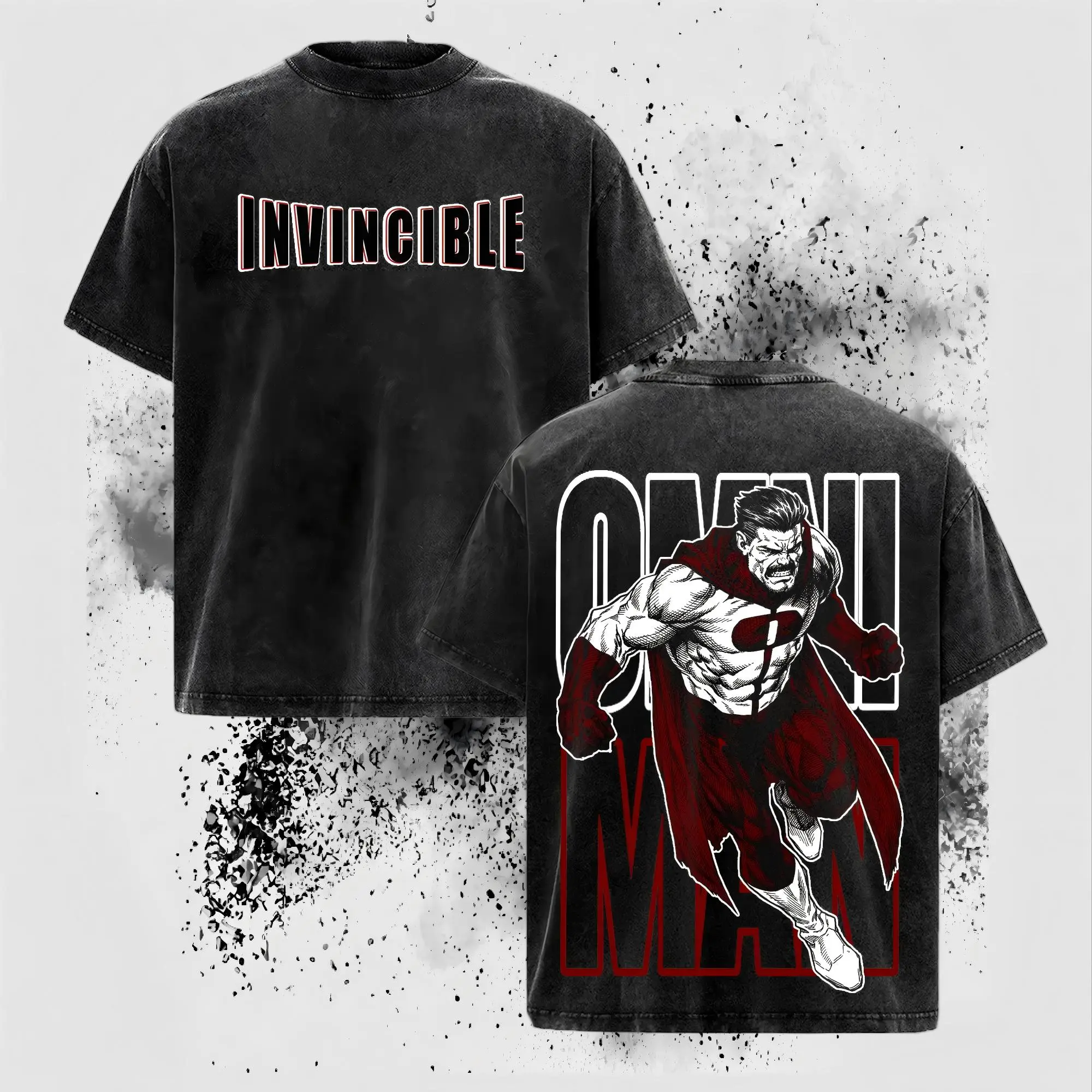 ST 100% cotton Invincible T-Shirt,Super Strength Streetwear, Trendy Anime Meme Top, Viltrumite Superhero Casual Tee, Classic Cartoon Fan, 90s graphic good tees Casual American Short Sleeve Unisex T-shirt,Gym & Streetwear Vintage Anime