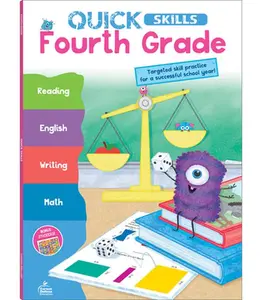 Quick Skills Fourth Grade Workbook -- Carson Dellosa Education, Paperback