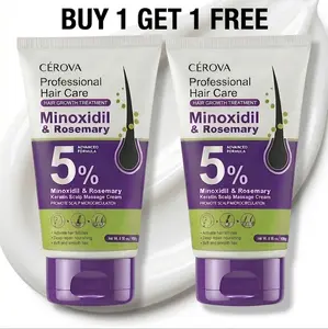 New Release 5% Minoxidil & Rosemary Hair Regrowth Foam, CEROVA Anti Hair Loss Scalp Treatment, Keto Ginger Extract & Keratin Nourishing Haircare