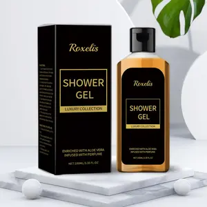 Roxelis Men's Perfume Body Wash, Gentle Cleansing Moisturizing Oil Control, Fresh Scent, Nourishing Bath Gel for Skin Care