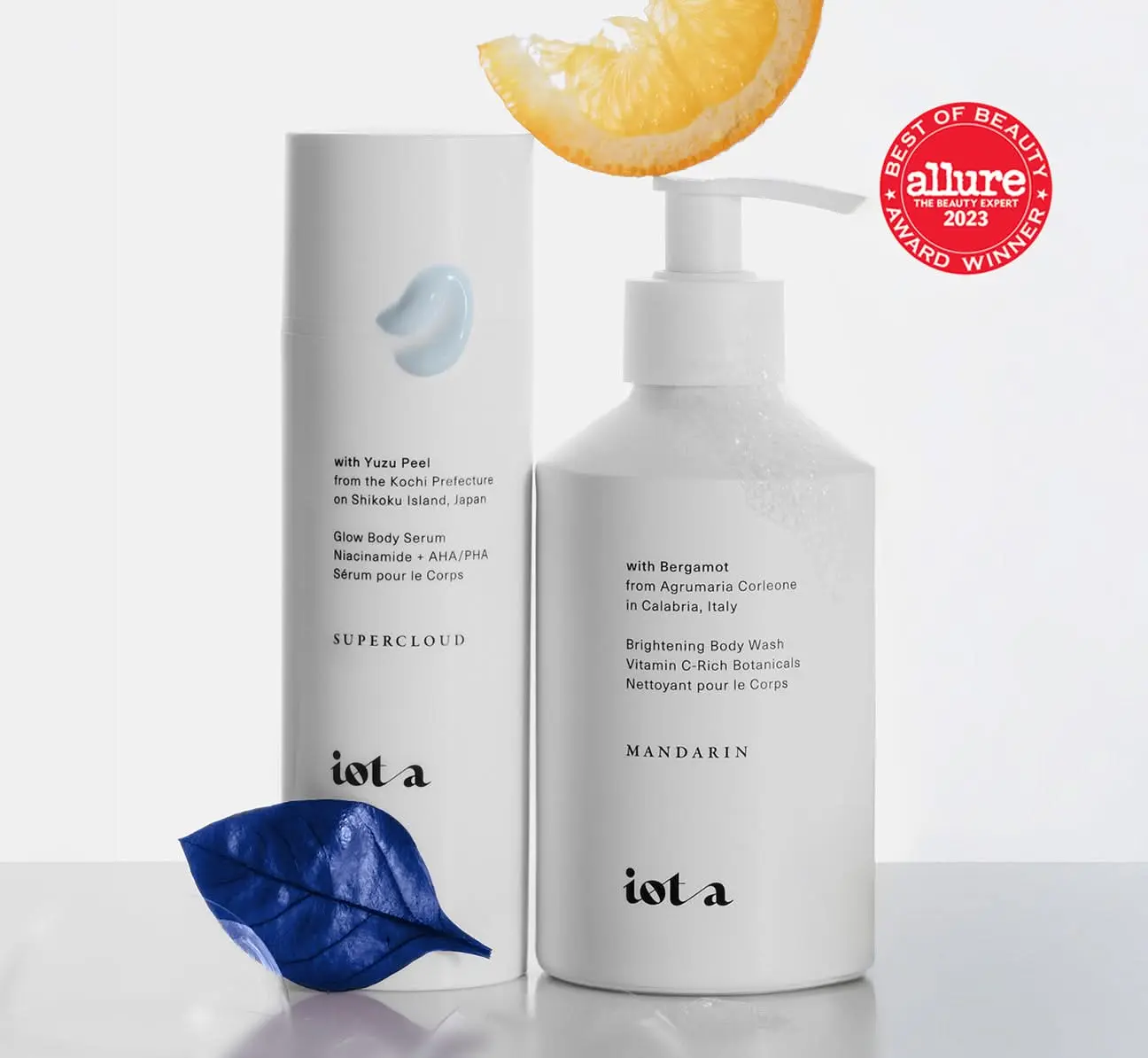 IOTA Body Care Foundation Set Beauty & Personal Care Bath Set with Supercloud Body Serum for Skin Repair