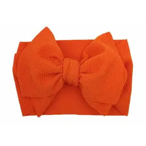 Super Stretchy Soft Knot Headbands with Hair Bows Head Wrap Hair Accessories For Newborn Baby Girls Infant Toddlers Kids
