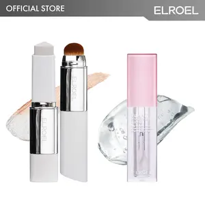 ELROEL Blanc Cover Cream Stick V Color-Changing Foundation (0.04 oz) + ELROEL Blanc Essential Lip Oil (0.15 fl oz)