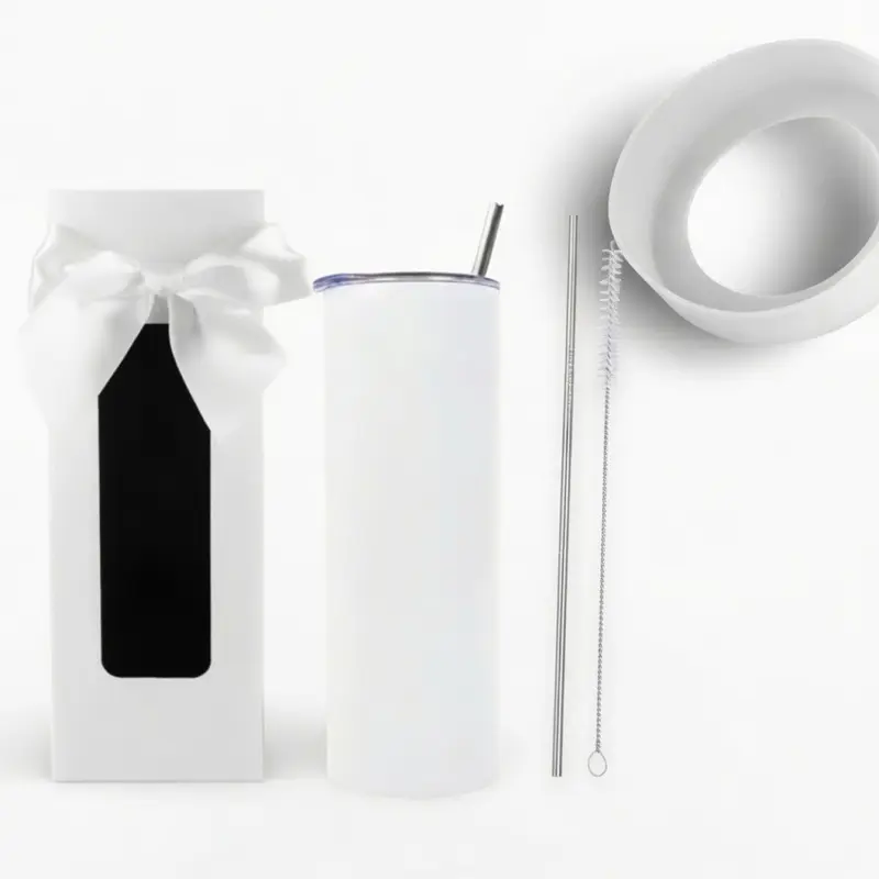 20/12 oz Tumbler - BPA Free, stainless steel, Leak proof, durable, with clear lid