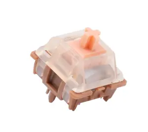 GATERON Mars Switch Weightlessness Switch Set – Nylon Top & Bottom Housing, Double-stage Spring, SMD LED Support, Factory Pre-lubed, 5-Pin