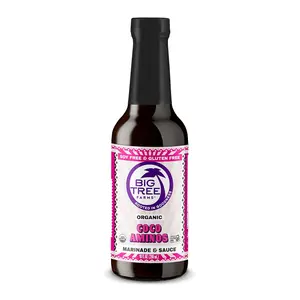 Big Tree Farms Organic Original Coco Aminos Liquid Sauce - 10 Fl Oz (Pack of 1), Soy-Free, Low Sodium, Gluten-Free, Kosher, Non-GMO, Umami Flavor, Marinade & Dip, Soy Alternative