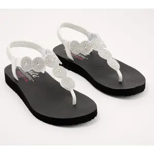 Skechers Meditation Sling Back Sandals - Stars & Sparkle