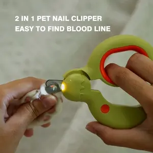 Cat and dog nail clippers Professional Pet Nail Clipper LED Light Pet Nail Clipper Claw Grooming Scissors for Dogs Cats Scissors Trimmer Accessories