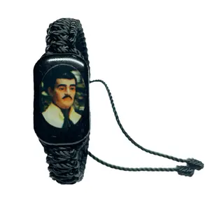 Jesus Malverde Knotted Rope Bracelet