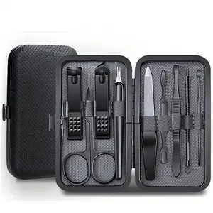 7/8/9 Manicure Set | Nail Manicure Kit | Stainless steel Nail Clippers Nail File Sturdy small portable travel case suitable for home/office/outdoor,Boyfriend Stocking Stuffers