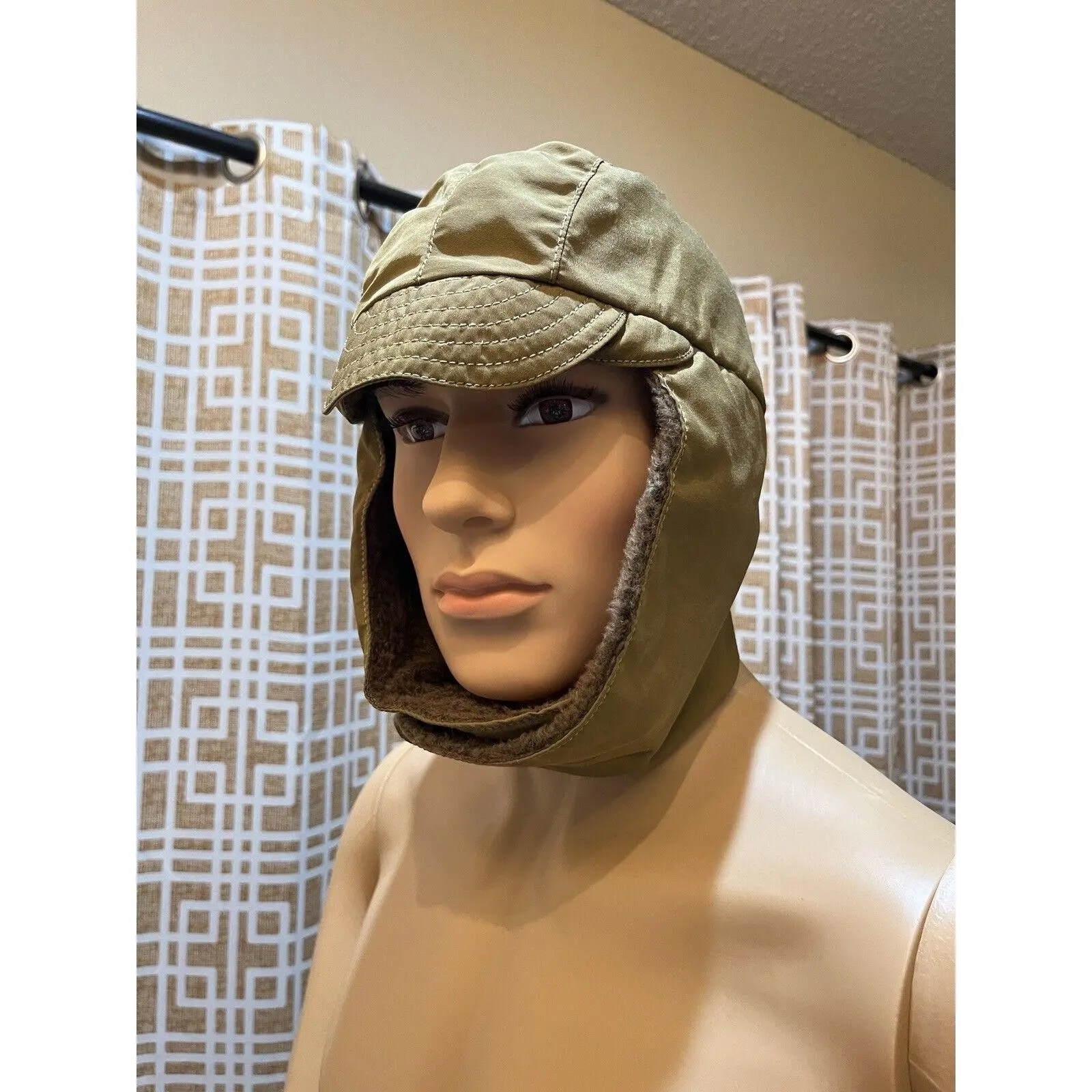 Aviator Ushanka Winter Fleece Cap Ski Warm Trapper Hat With Ear Flaps Adjustable