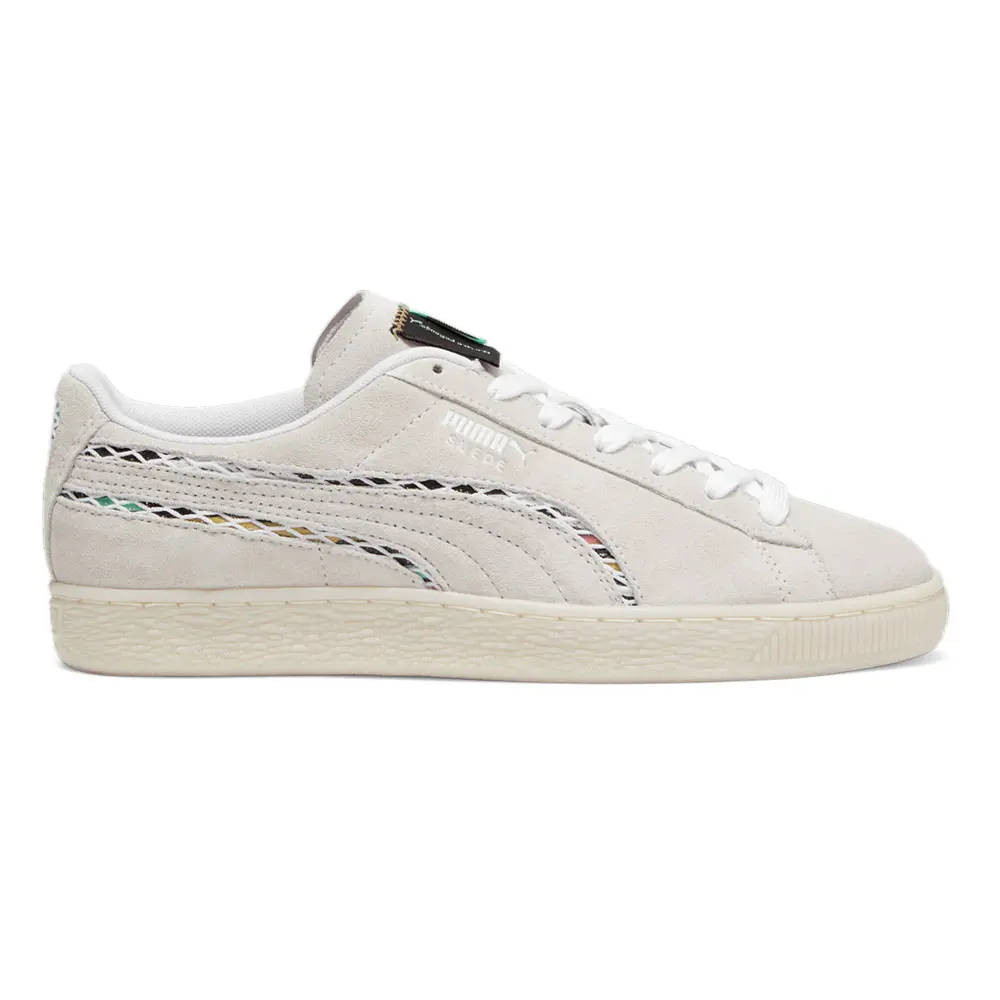 PUMA Mens Suede Wal Mas Camp Lace Up Sneakers Shoes Casual - White