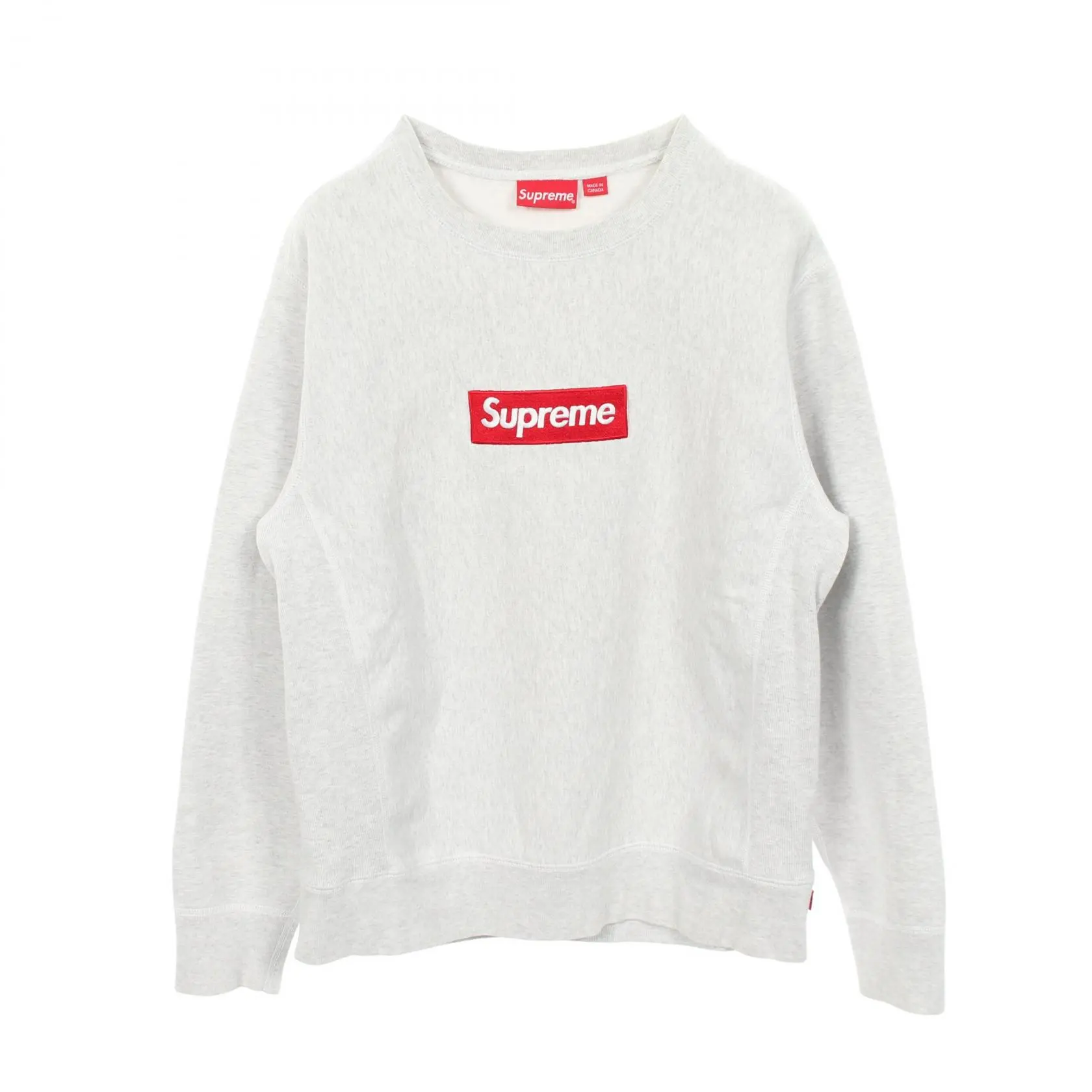 Pre-owned Supreme Cotton Small Leather Goods Box Logo Crewneck Sweatshirt