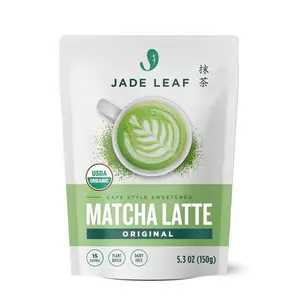 Jade Leaf Matcha Organic Matcha Latte Mix - Lightly Sweet Japanese Matcha Green Tea Powder with Organic Cane Sugar for Café Style Blend, 5.3 Ounce / 150g (Pack of 1)
