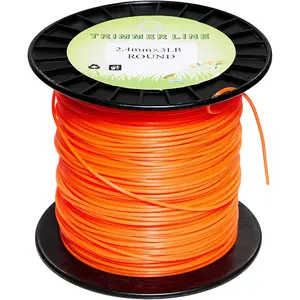 .095-Inch String Trimmer Line for Stihl Commercial 821  Round Nylon for  Trimmer Types (Red-Orange), 3 LB