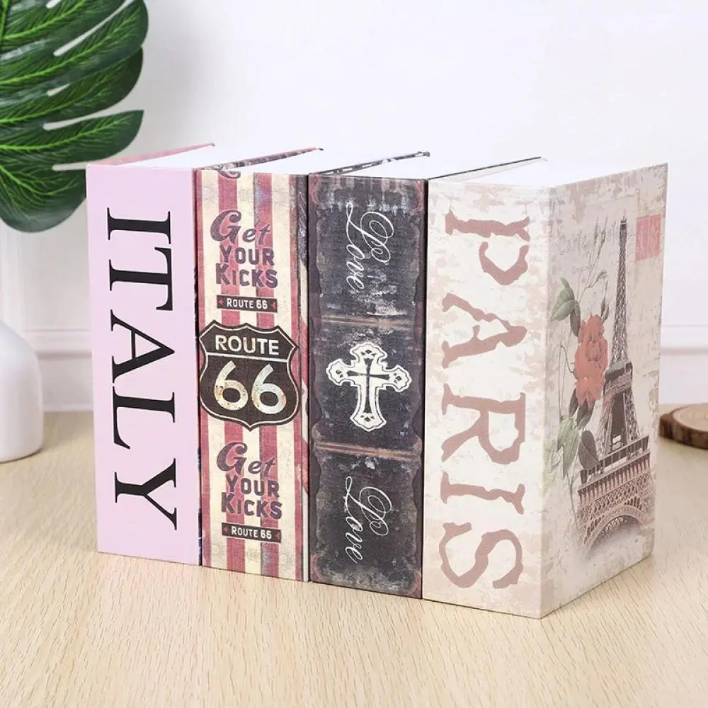 Vintage Dictionary Design Vault Hidden Safebox, 1 Count Mini Simulation Dictionary Safe Box, Fashion Photography Props, Home Decoration, Storage Box