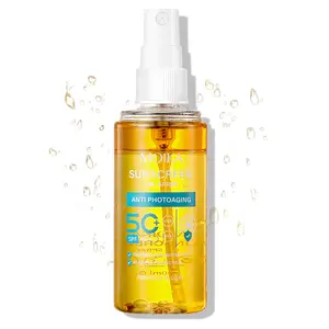 Sunscreen Oil Spray SPF 50 + PA ++++, Broad Spectrum UVA/UVB Protection, Blue Light Protection, Non-Greasy, Face Sunscreen, Makeup Primer, Vegan Formula UV Protection Sheer Sunscreen 100ml