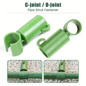 Connector Stand for Agricultural Greenhouse Plant Growth Support, Designed for 16mm Pipe, Fixes Garden Top Poles