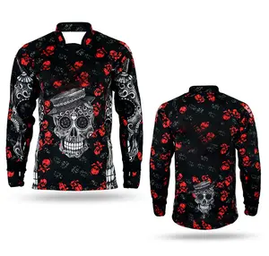 Galaxy High Quality Paintball Long Sleeve Padded Lightweight Jersey Black/Red - 1187