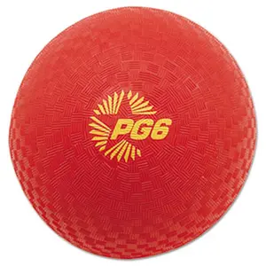 Champion Sport PG6RD Playground Ball, 6'' Diameter, Red Champion Sport PG6RD Playground Ball, 6'' Diameter, Red