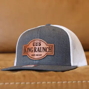 Heather Grey / White - Richardson 511 - Flat Bill (Limited Edition King Raunch)