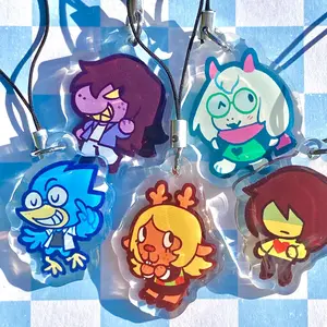 Deltarune Acrylic Keychain, Deltarune Keychains, Gift For Her, Cute Acrylic Keychains Perfect for Fans & Collectors, Bag Accessories