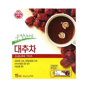 Ottogi Korean Jujube Tea (Daechu-cha) - 15 Sachets, 195g | Blood Tonic, Beauty & Wellness Drink