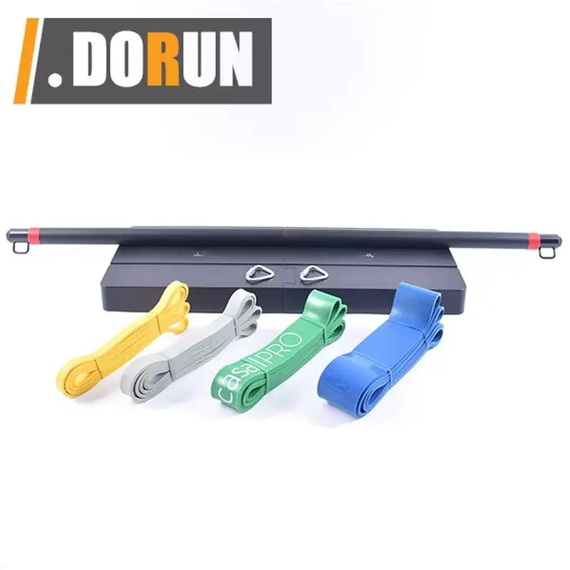 Ultimate Portable Home Gym Kit - Resistance Bands, Bar & Balance Board
