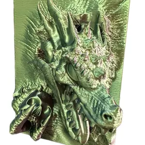 Dragon Codex Gridfinity Storage Box - 3x4 Gridfinity Design with 3 Magnets for Secure Locking & Customizable Colors for DnD Enthusiasts - Organiser