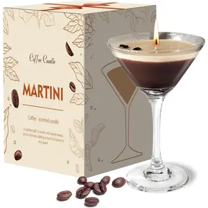 Espresso Martini Candle Gifts for Girls,Scented, Natural Soy Wax Coffee Candle for Home,Bedroom,Coffee Martini Candles Gifts for Birthday,Valentine, Mother's Day
