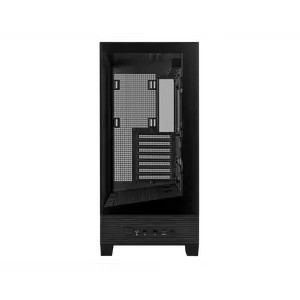ASUS A31 Black ATX Mid-Tower Gaming Case, Dual-sided tempered glass, Frameless Design, BTF Hidden Connectors, 360 AIO Support, 8° Angled Base, ARGB Ready, Optimized Airflow, Seamless Cable Management