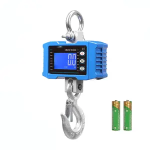 Digital Crane Scale 2200lb/1000Kg Digital Hanging Scale Industrial Heavy Duty Crane Scale for Farm,Deer,Livestock,Factory,Construction,Hunting CE Certified