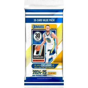 Donruss 2024-25 NBA Value Pack - 30 Cards with Holo Pink Laser and Exclusive Dots & Holo Pink Laser Parallels