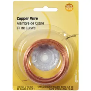 Hillman Fasteners 123128 50 ft. 20 Gauge- Copper Wire