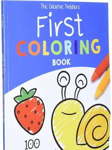 The Creative Toddler's First Coloring Book Ages 1-3: 100 Everyday Things & Animals to Color and Learn US Edition Paperback January 29 2021