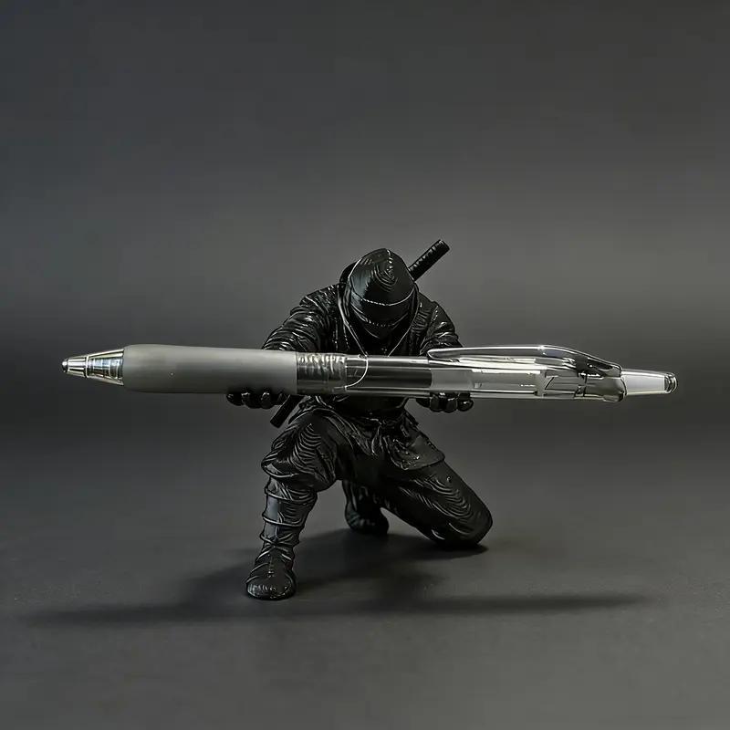 3D Printed Samurai Pen Holder Desk Organizer, Holds Pens Pencils, Dark Ninja Style, Creative Gift for Boyfriend Colleague Friend, Desk Accessories