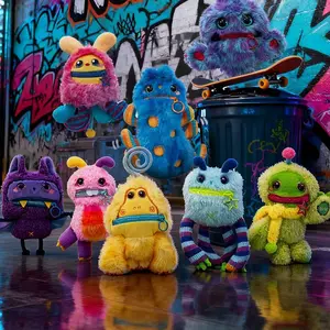 Nom Bad Mood Sound Plush Blind Box,Bunny Plush Dolls,Soft Furry Collectibles,Backpack or clothing decoration,Stuffed Animal