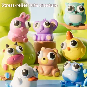 Squishy Pop Eye Toys, Stress Relief Sensory Fidget Toys for Anxiety, Squeeze Pops Bubble Popping Game Gifts for Kids and Adults