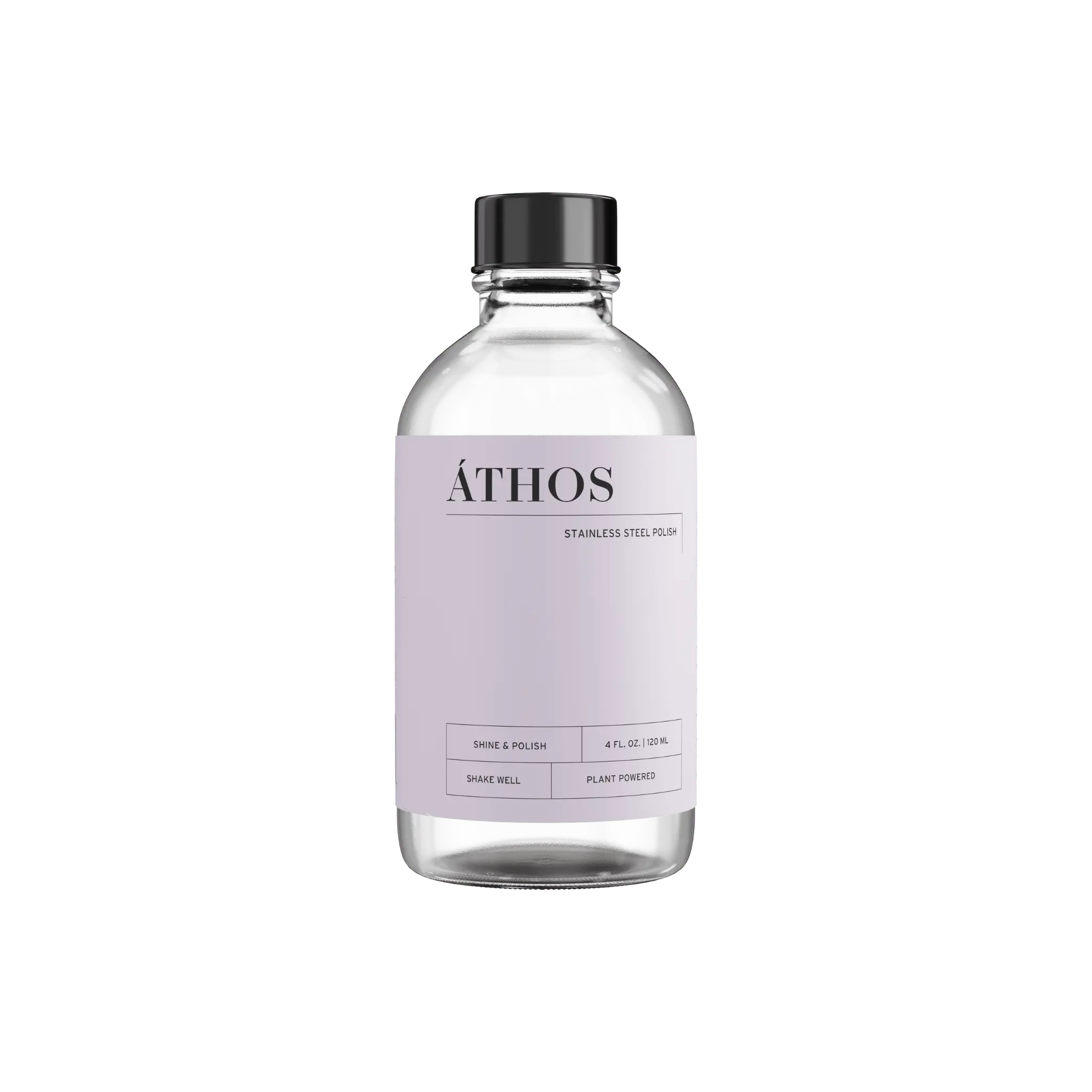 ÁTHOS Stainless Steel Polish | Plant-Based, Streak-Free Shine | Ready-to-Use Cleaner & Protector